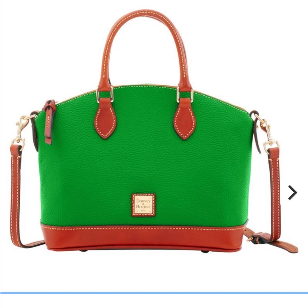 SOLD Dooney & Bourke Kelly Green Darcy Satchel - Picture 13 of 13